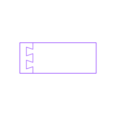 Buildings Wood Joinery Dovetail Half Blind Sketch Style Svg Vector, Free Vectors File